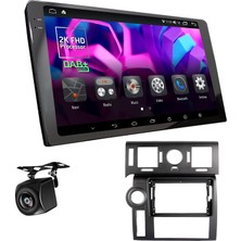 Ugar Hummer H2 Black ile Uyumlu Android 15 Araba Radyosu Kablosuz Carplay ve Android Auto, 8 GB+128 GB Bellek, Bluetooth, Wifi, Dsp, Dab+, Gps Navigasyon Özellikli 9 Inç Dokunmatik Ekranlı Radyo
