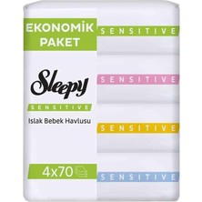 Nida Islak Havlu Mendil 4X70 280 Yaprak Nıda