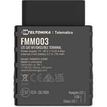 Teltonika FMM003 - Tak ve Çalıştır Takip Cihazı, Lte Kat. M1