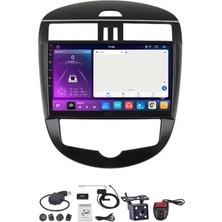 Wessleco Android 15 Araba Radyo Video Multimedya Oynatıcı, Nissan Tııda 2012-2015 Için 9 Inç Dokunmatik Ekran Radyo Bluetooth ve Navigasyon ile Tak ve Çalıştır Araba Aksesuarları Ve, HM612