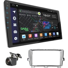 Ugar Toyota Prius (ZVW30/35) 2009-2016 (Sol Tekerlek/gümüş) Için Uyumlu Android 15 Araç Radyosu Kablosuz Carplay ve Android Auto Özellikli 9 Inç Dokunmatik Ekranlı Radyo, 8 GB+128 Gb, Bluetooth