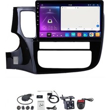 Wessleco Android 15 Araba Radyo Video Multimedya Oynatıcı, Mitsubishi Qutlander 3 2012-2018 Için 9 Inç Dokunmatik Ekran Radyo Bluetooth ve Navigasyon ile Tak ve Çalıştır Araba Aksesuarları Ve, HM612