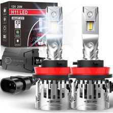 H11 LED Far Ampulü - UNECE-R37 Onayıyla Yola Uygun LED Geçişi