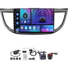 Wessleco Android 15 Araba Radyo Video Multimedya Oynatıcı, Honda Cr-V 2012-2016 Için 9 Inç Dokunmatik Ekran Radyo Bluetooth ve Navigasyon ile Tak ve Çalıştır Araba Aksesuarları Ve, HM608