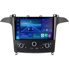 Wessleco Android 15 Araba Radyo Video Multimedya Oynatıcı, Ford S Max S-Max 2006-2015 Için 9 Inç Dokunmatik Ekran Radyo Bluetooth ve Navigasyon ile Tak ve Çalıştır Araba Aksesuarları Ve, HM607