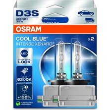 Nelix 66340CBN-2HB Xenarc Cool Blue D3S Xenon Ampul - 6200K ile Daha Beyaz Xenon Karakteri