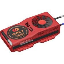 Daly Smart Bms Lifepo4 12S 36V 120A, Fanlı, Görünür Veri Izleme Uygulaması, Bluetooth Modülü, 3,2V Lityum Pil Yönetimi Için Uart Iletişimi