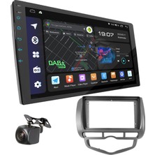 Ugar Honda Fit, Jazz 2002-2008 Için Uyumlu Android 15 Araç Radyosu Kablosuz Carplay ve Android Auto, 8 GB+128 Gb, Bluetooth, Wifi, Dsp, Dab+, Gps Navigasyon Özellikli 9 Inç Dokunmatik Ekranlı Radyo