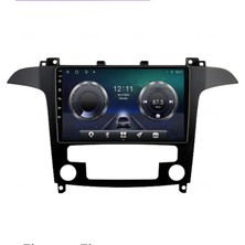 Wessleco Android 15 Araba Radyo Video Multimedya Oynatıcı, Ford S-Max 2006-2015 Için 9 Inç Dokunmatik Ekran Radyo Bluetooth ve Navigasyon ile Tak ve Çalıştır Araba Aksesuarları Ve, HM612