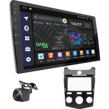 Ugar Kıa Cerato (Td), Forte (Td), Naza Forte 2009-2012 (Manual Air-Con) ile Uyumlu Android 15 Araç Radyosu Kablosuz Carplay ve Android Auto Özellikli 9 Inç Dokunmatik Ekranlı Radyo, 8 GB + 128 GB