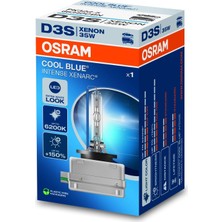 Nelix 66340CBN Xenarc Cool Blue Intense D3S Xenon - 6200K ile Daha Beyaz Xenon Karakteri