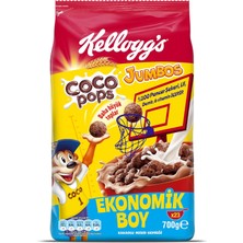 's Coco Pops Jumbos Kakaolu Mısır Gevreği 700 G, Lif, Demir ve 6 Vitamin Kaynağı,d Vitamini, Kalsiyum, Folik Asit ve Demir Içerir, Kahvaltılık Tahıl Gevreği
