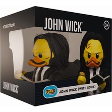 Tr Kutulu Baskı: John Wick Cosplaying Rubber Duck Vinil Figür - John Wick Hayranları Için Resmi