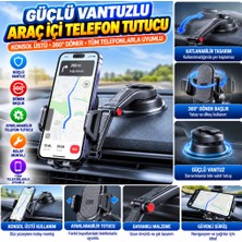 Akıllı Bayi Güçlü Vantuzlu Araç Içi Konsol Üstü Telefon Tutucu Aparat Aby