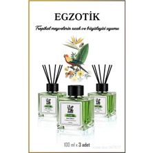 Rosie 3'lü Egzotik Çubuklu Oda Kokusu 100 ml