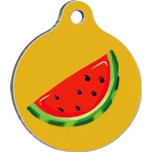 Pawstar QR32 Watermelon Karpuz Desenli Kedi Köpek Isimliği