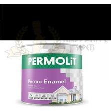 Permolit Enamel Siyah Sentetik Yağlı Boya 0.250 Lt.
