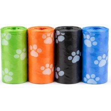 MDSTECH Köpek ve Kedi Kaka Poşeti 24 Rulo (6 Paket) Ekonomik Set Dayanıklı Sızdırmaz Pratik Kullanım