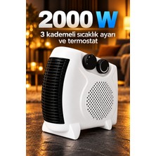Astraltech Elektrikli Fanlı Isıtıcı Termostatlı Yatay ve Dikey Kullanım