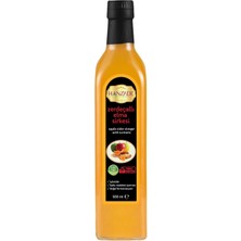 Gy Atelier Zerdeçallı Elma Sirkesi 500 ml Doğal Fermantasyon Içilebilir Katkısız Cam Şişe