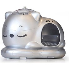 Gy Atelier Pro Otomatik Kedi Tuvaleti Cool Silver