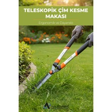 Gy Atelier Somafix Teleskopik Çim Kesme Makası, Ergonomik ve Dayanıklı