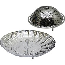 Gy Atelier Küçük Metal Buharda Sebze Pişirici Sepet Haşlama Aparatı (5250)