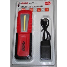 Rico RC0038 420 Lümens Şarjlı LED El Feneri El Lambası Mıktanıslı