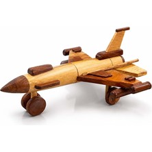 Hype Store Ahşap Süpersonik Jet Maketi 25 cm