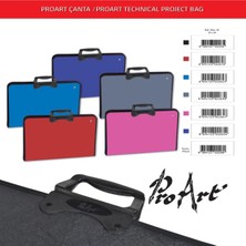 Hype Store Teknik Resim Çantası Art College 37X54 Proart Mavi
