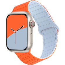 Ozka Concept Apple Watch Ultra 49MM Armor Manyetik Kordon - Turuncu