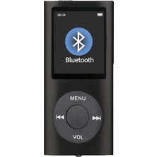 Tastech 5007MP Metal Mp3 Çalar, Renkli Ekran, Fm Radyo, Bluetooth, Hafıza Kartı Girişi, Siyah