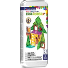 Magna-Tiles Magna-Tıles - Travel Set - Ağaç Ev - 24 Parça