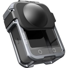 Telesin Telesın Djı Osmo 360 Için Kamera Kafesi, Alüminyum Koruyucu Kılıf+Osmo 360 Için Soğuk Dişli Kaydırmalı Objektif Için Çift Silikon Kapak, 1/4" Hızlı Çı