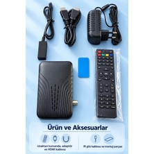 Astraltech Hd Uydu Alıcısı HDMI Bağlantılı Uzaktan Kumandalı
