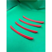 Aftermarket Volkswagen Polo Mk6 Aw Aw1 Kırmızı Çamurluk Dodiği Çıtası 4 Prc Flap Set 2017+