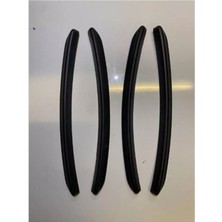 Aftermarket Mat Siyah Çamurluk Dodiği Çıtası 4 Prc Flap Set 2016-2021 Honda Civic 10 Fc Fk7 Fk8 ile Uyumlu