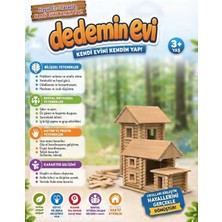 Tıfıl Toys Dedemin Evi Ahşap Ev Maket Oyunu, 93 Parça, 11 Farklı Model