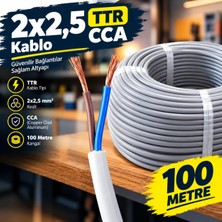 West 2x2,5 Ttr Cca Kablo 100 Metre