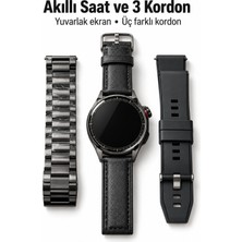 GIGA Adım Sayar Özellikli Dokunmatik Ekranlı Şarjlı Akıllı Saat