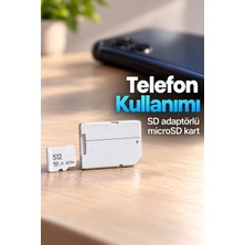 GIGA Sd Adaptörlü Microsd Kart 160 Mb/s Aktarım Hızı