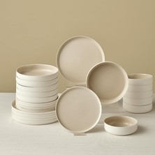 Earth Collection Finesse 24 Parça 6 Kişilik Yemek Takımı Bej