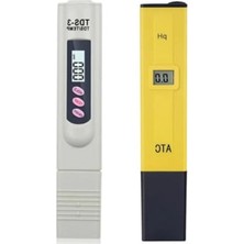 Dijital Ph Metre ve Tds Ölçüm Cihazı - Su Kalitesi Testi Için