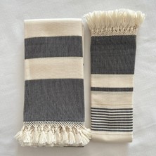 Shaula Peştemal ve Peşkir Seti 80 x 180 cm + 50 x 120 cm