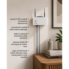 Modem Gizleme Kutusu, Duvar Tipi Koruyucu ve Şık Tasarım