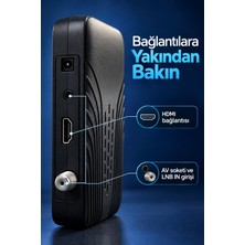 Alfa Brand Hd Uydu Alıcısı HDMI Bağlantılı Uzaktan Kumandalı