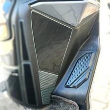 Aey MOTOSTICKER42 Sym Joyride 300 Uyumlu Yan Granaj Pad ( 4 Parça Xl ) 2023-2024 Yan Grenaj Koruma Sticker