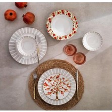 Schafer Fiesta Yemek Takımı 24 Parça-Nar Baskılı