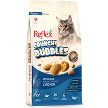 Reflex Crunchy Bubbles Kısır Tavuk Yetişkin Kedi Maması  1 kg