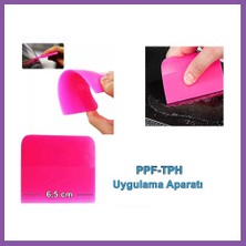 Bezos Ppf/tph Silikon Çekçek Ragle Cam Filmi Çekme Uygulama Aparatı Pembe 6x7.5cm Bzoshb